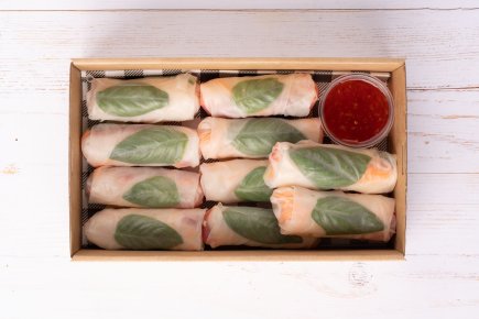 Vietnamese Style Chicken Rice Paper Roll Box of 30