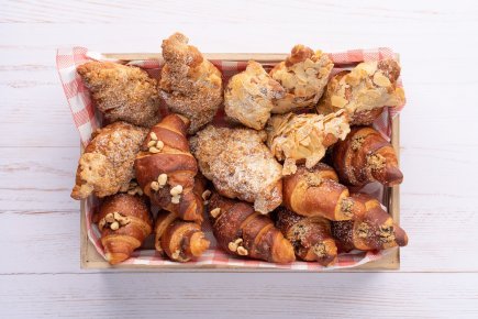 Assorted Sweet Crumble Croissants Box of 16